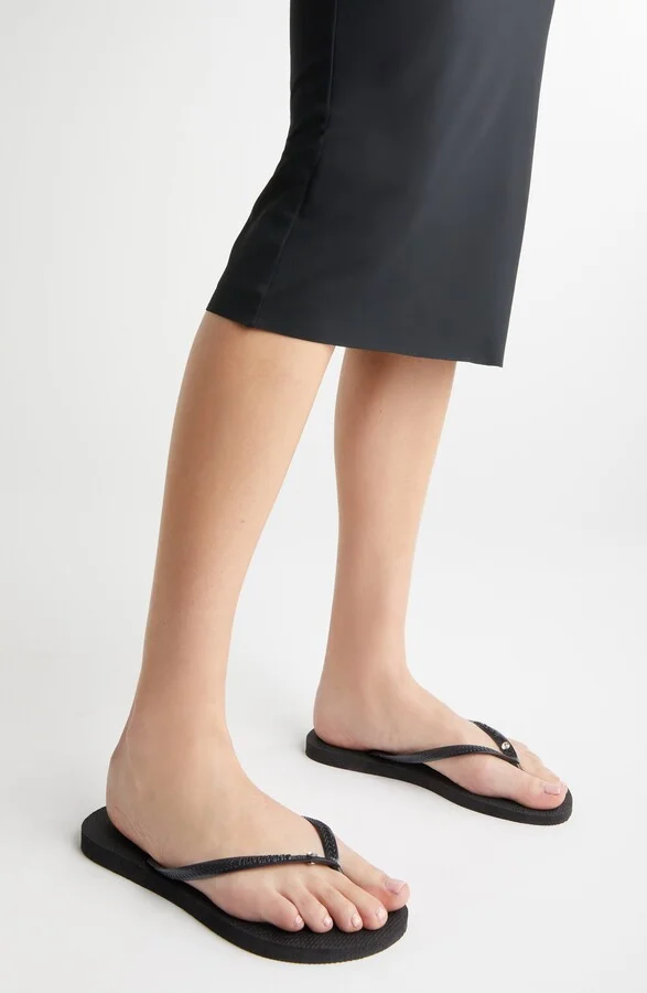 Slim Crystal Flip Flop - Image 4