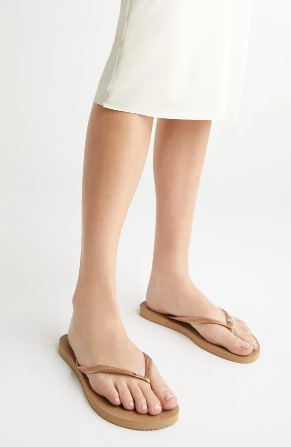 Slim Crystal Flip Flop - Image 9