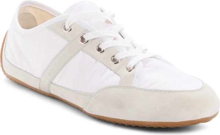 Slim Nylon & Suede Racing Sneaker