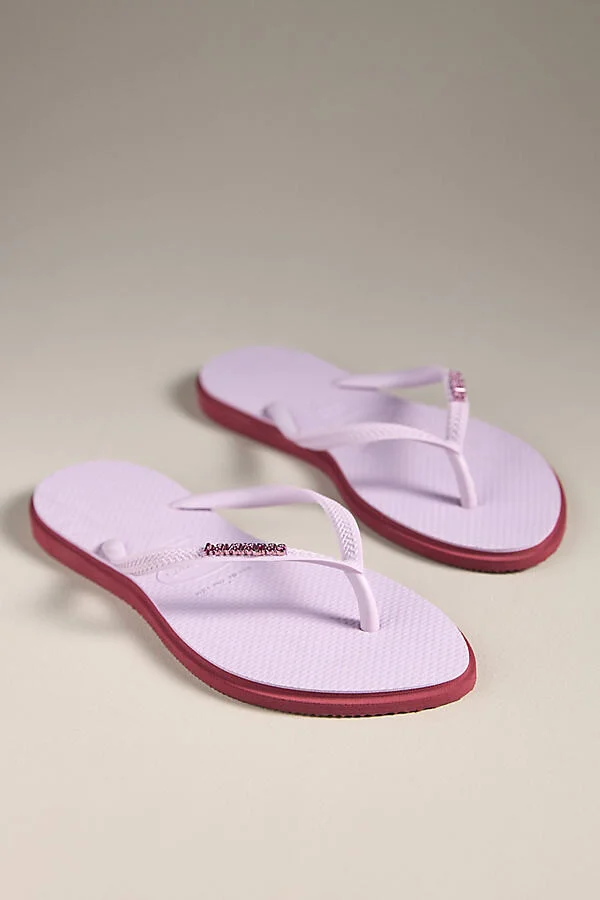 Slim Point Thong Sandals