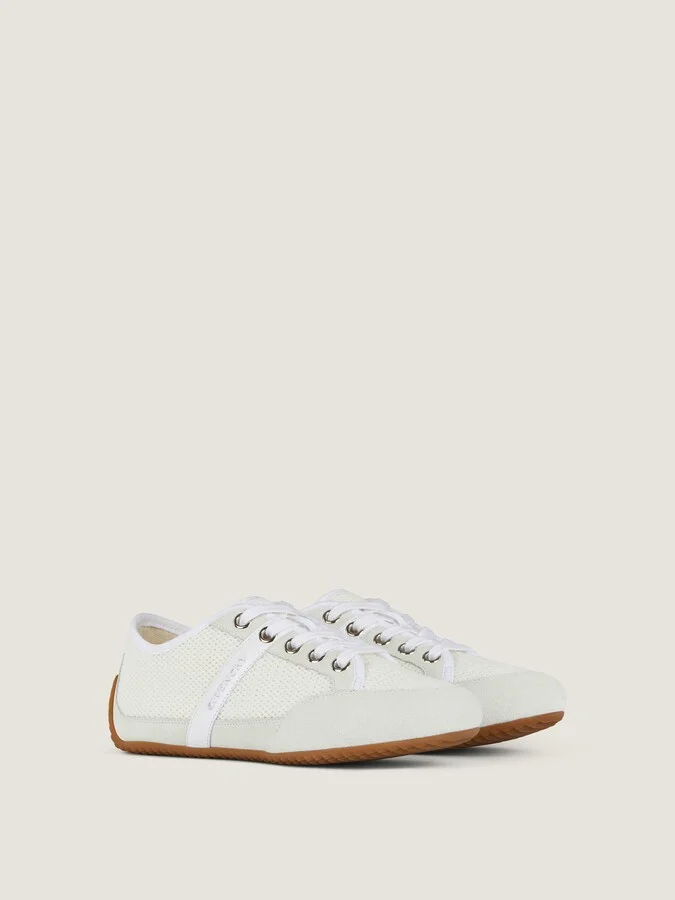 Slim sneakers in mesh and suede - Image 2
