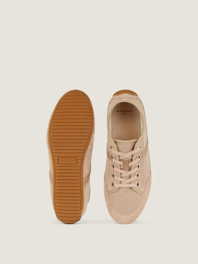 Slim sneakers in mesh and suede - Image 9