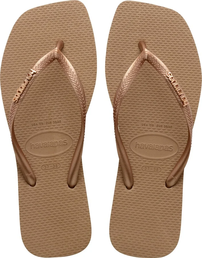 Slim Square Logo Flip Flop - Image 3