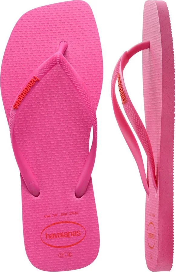 Slim Square Logo Flip Flop - Image 5