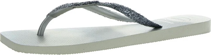 Slim Square Womens Thong Slip On Flip-Flops