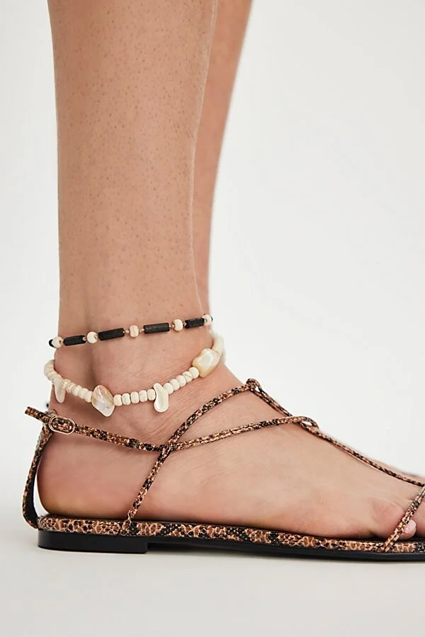 Slim Strappy Sandals - Image 2