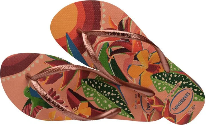 'Slim Tropical' Flip Flop - Image 4