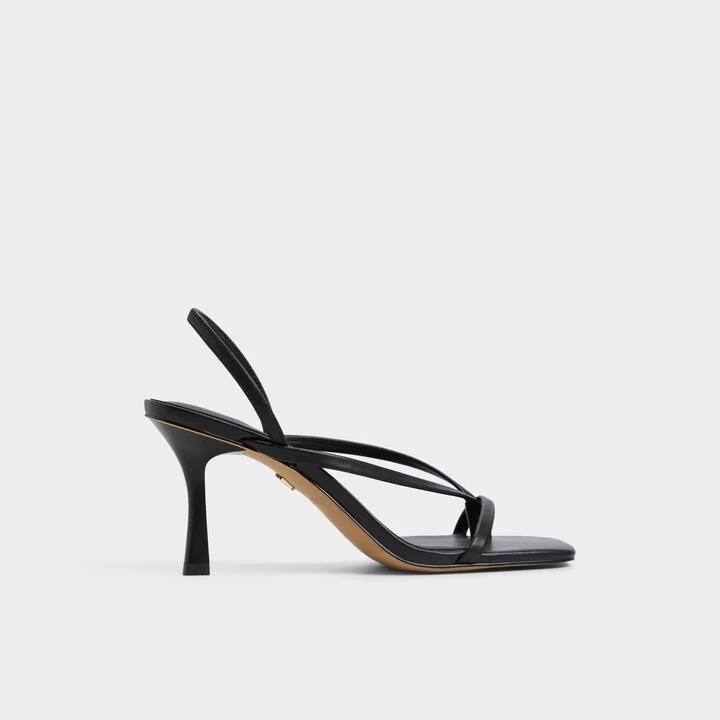 Sling back heeled sandal