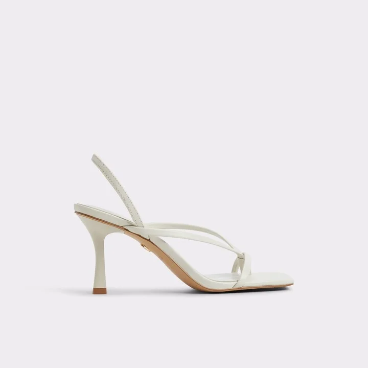 Sling back heeled sandal