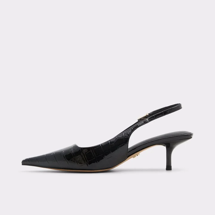 Sling back high heel - Kitten heel - Image 3