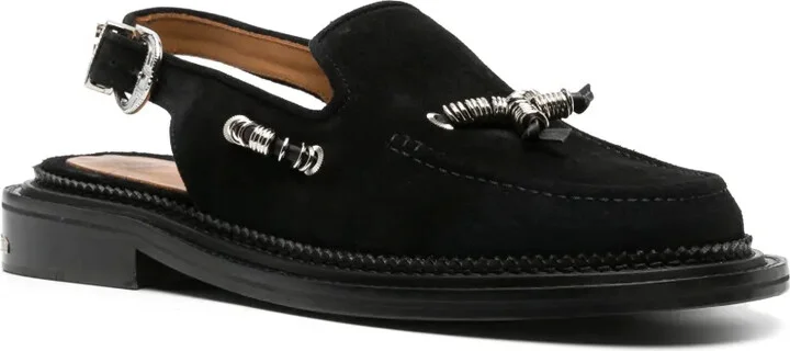 Sling-Back Leather Loafers - Image 2