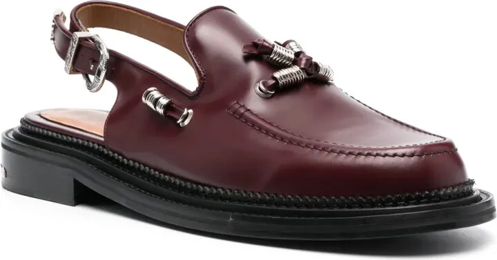 Sling-Back Leather Loafers - Image 2