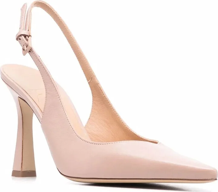 Sling-Back Leather Mules - Image 2