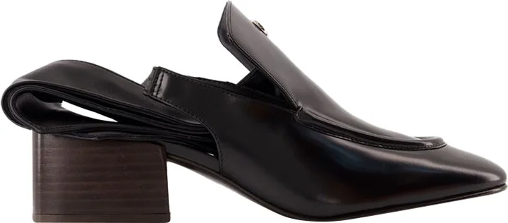 Sling Back Loafers - Coperni - Leather - Black
