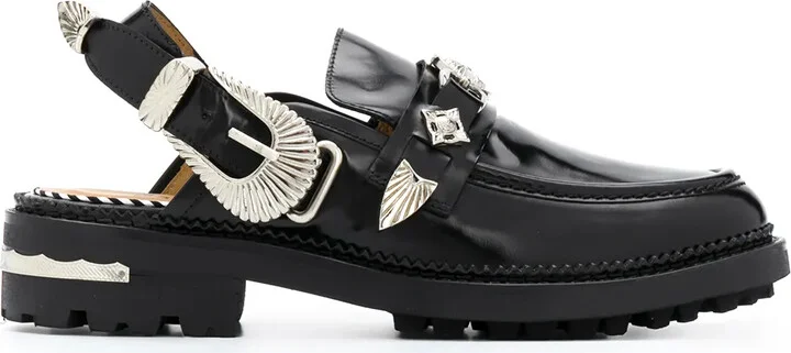 Sling-Back Mule Loafers