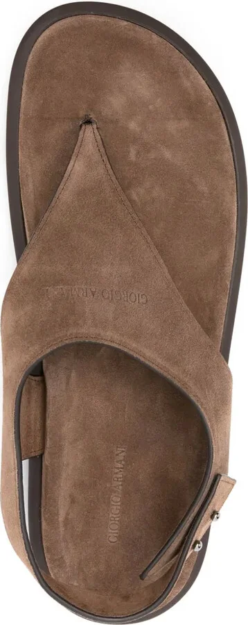Sling-Back Suede Sandals - Image 4