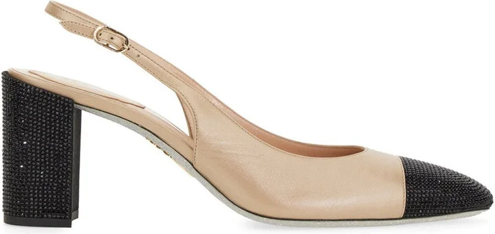 Sling Back With Rhinestones