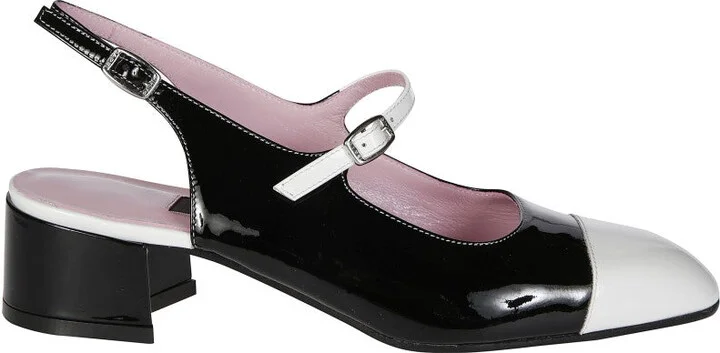 Slingback 01 Shoe With Wide Heel
