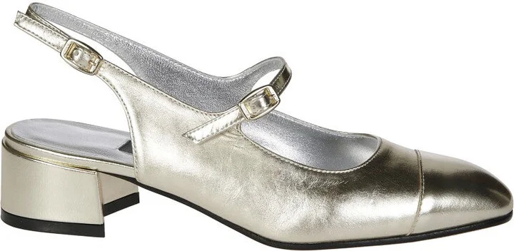 Slingback 04 Shoe With Wide Heel