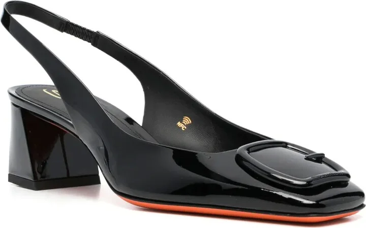 Slingback 60mm Strap Pumps - Image 2