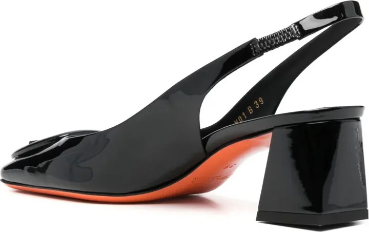 Slingback 60mm Strap Pumps - Image 3
