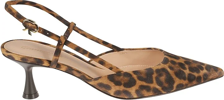 Slingback Animalier Pumps