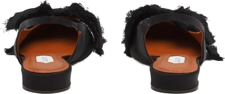 Slingback Ballerina Flat In Satin - Image 4