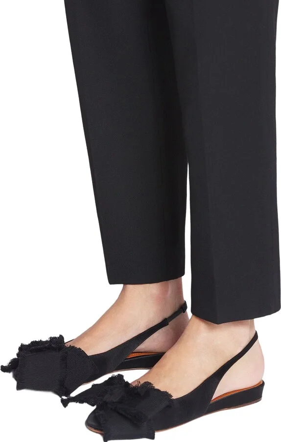 Slingback Ballerina Flat In Satin - Image 6