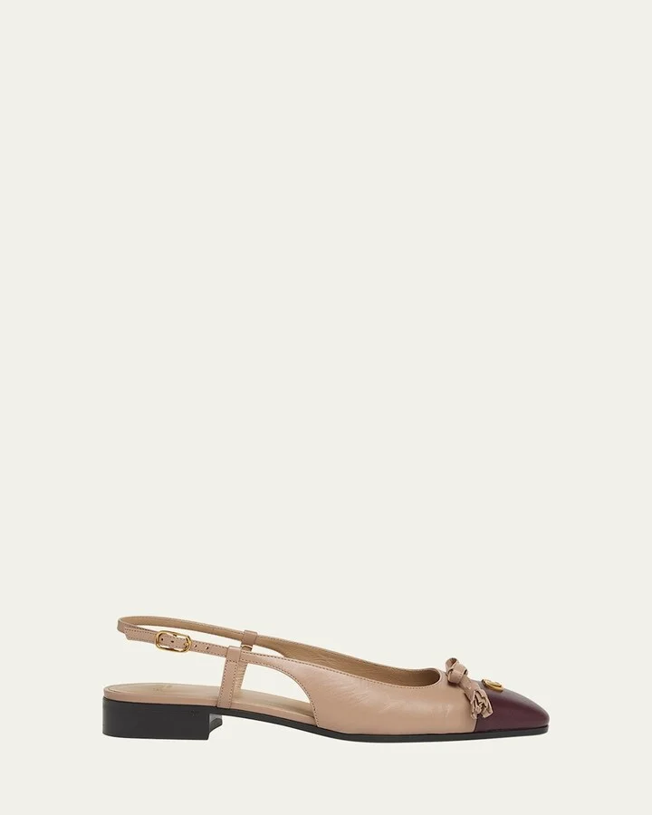 Slingback Ballerina Pumps