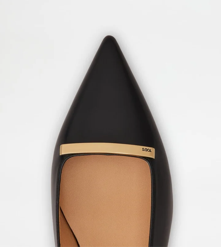Slingback Ballerinas in Leather - Image 5