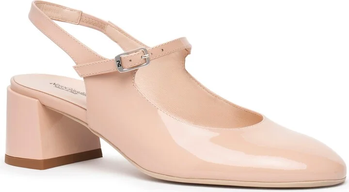 Slingback Block Heel Pump
