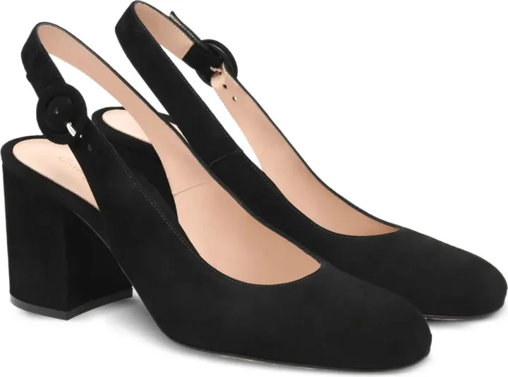 Slingback Block-Heel Pumps - Image 2