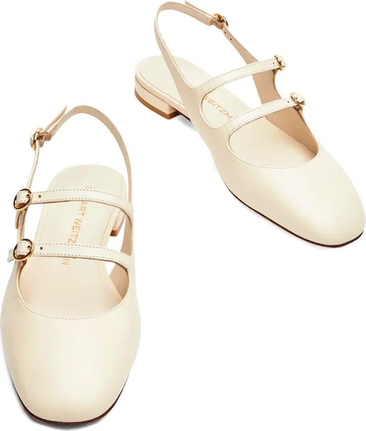 Slingback Buckle Flats - Image 2