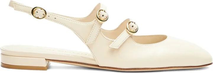 Slingback Buckle Flats