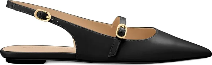 Slingback Buckle Flats