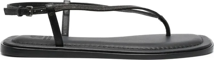 Slingback Buckled Sandals