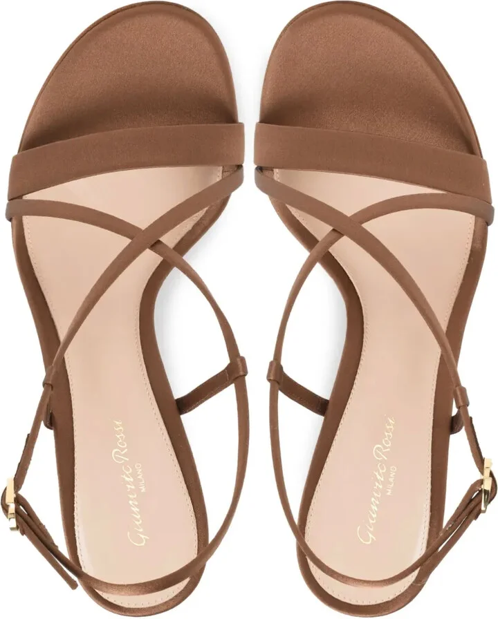 Slingback Cross-Strap Sandals - Image 4