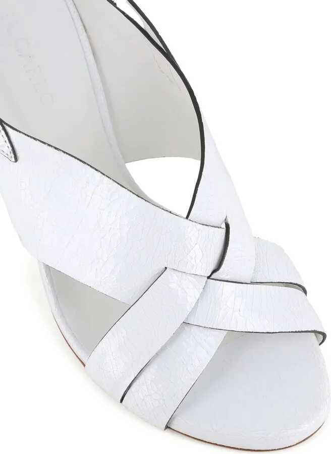 Slingback Cross-Strap Sandals - Image 4