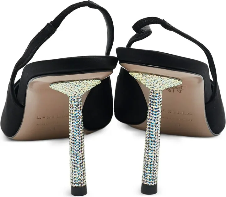 Slingback Crystal-Heel Pumps - Image 3