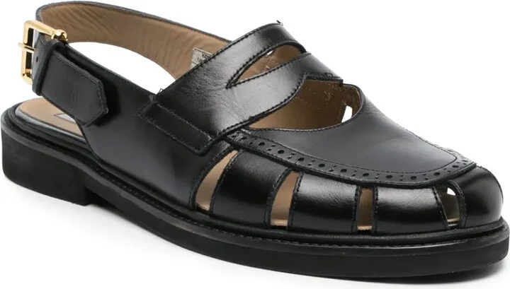 Slingback Cut-Out Sandals - Image 2