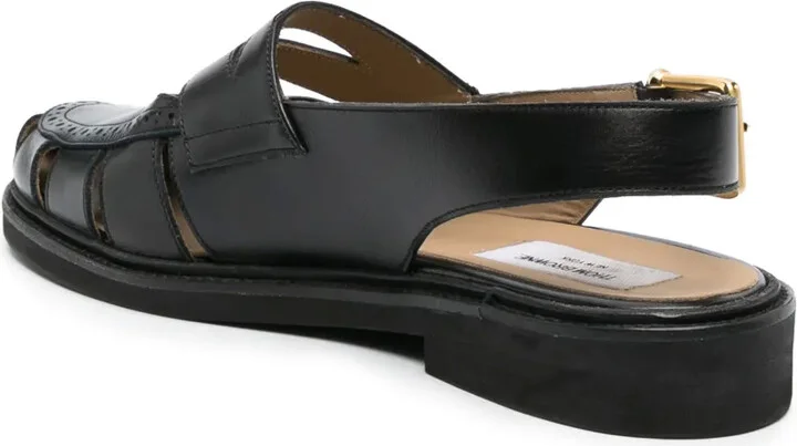 Slingback Cut-Out Sandals - Image 3