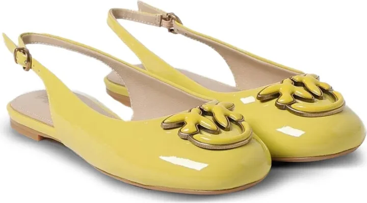 Slingback Embellished Flat Pumps - Image 2