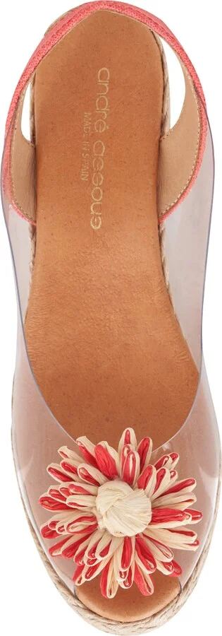 Slingback Espadrille Peep Toe Wedge Sandal - Image 5