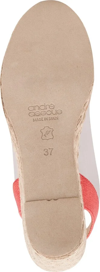 Slingback Espadrille Peep Toe Wedge Sandal - Image 6