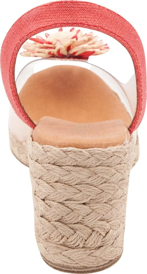 Slingback Espadrille Peep Toe Wedge Sandal - Image 7