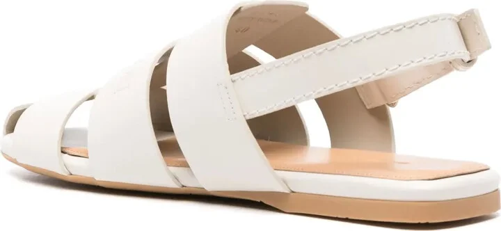 Slingback Fisherman leather sandals - Image 3