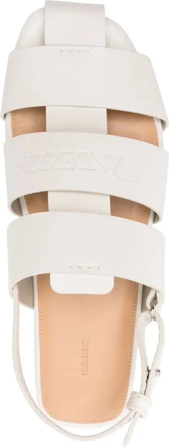 Slingback Fisherman leather sandals - Image 4