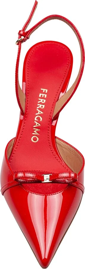 Slingback Gilla 70 In Patent Leather Color Red - Image 3