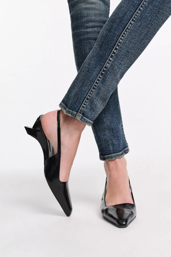 Slingback graphic contour wedges - Image 4
