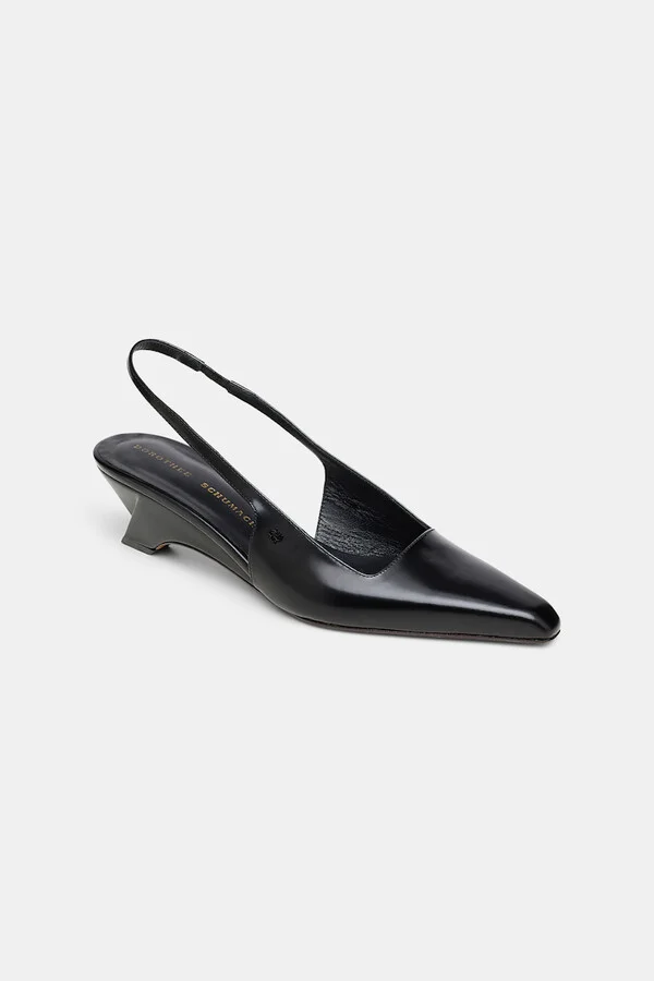 Slingback graphic contour wedges - Image 7